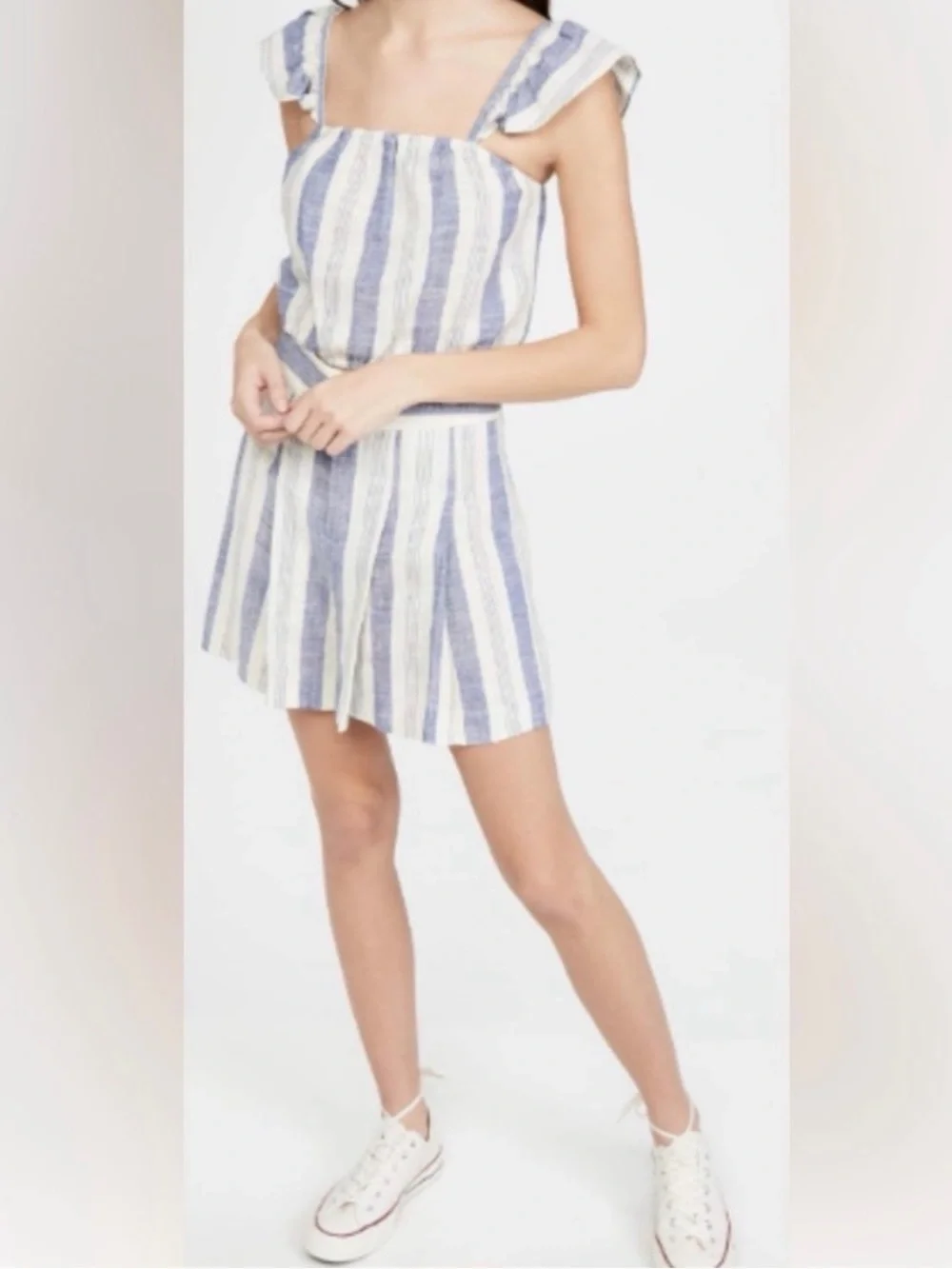 Alice and Olive High-Waist Linen Blend Short